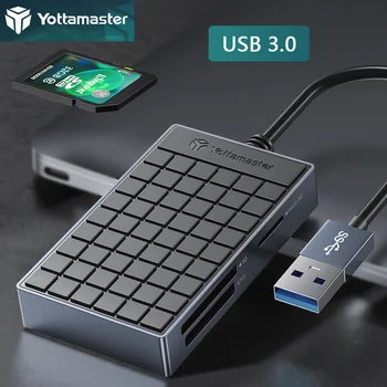 Yottamaster Cititor de Carduri de Memorie USB de Tip C, de 3.0 5Gbps Micro SD, SDHC, SDXC, MMC TF CF MS Pro Duo Stick PC Accesorii Laptop 2TB