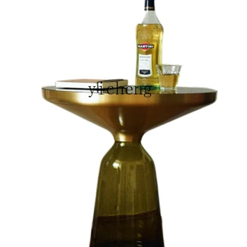 YY Lux Lumina Temperat Clopot de Sticlă în Masă de Cafea Creatoare de Moda rotund Mic Tabel