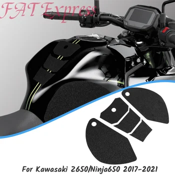 Z650 Rezervor Tampon Rezervor De Gaz De Tracțiune Tampoane Pentru Kawasaki Z 650 Ninja650 2017-2021 Rezervor De Combustibil Parte Autocolante Prizele De Genunchi Protector Decal