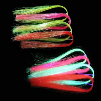 Zbura de Pescuit Beteala Ajuta Cârlige Stralucind de Film de Linie DIY Jig Pescuit Cârlig Streamer Muste Fly Tying Flash de Pescuit Nada