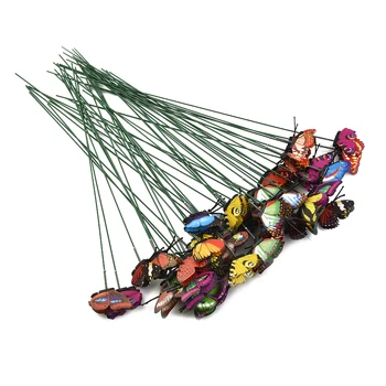În aer liber, Fluture Miza Ornament Largă de Aplicații Material PVC de Culoare Aleatorii de Interior Impermeabil 25*4 cm Art Decor de Afișare