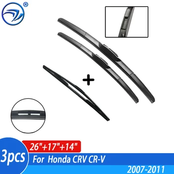 Ștergătoarelor de parbriz Lamele Pentru Honda CRV CR-V 2007-2011 a 3-a Generație de Parbriz Fata-Spate, Set 2008 2009 2010 26